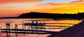 Sunset on Gull Lake